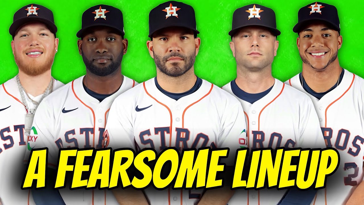 HOUSTON ASTROS’ POWERFUL LINEUP FOR THE 2025 SEASON WITH JOSÉ ALTUVE, WALKER, AND ALEX VERDUGO! MLB