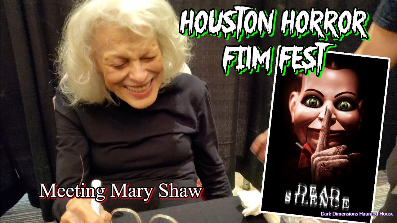 Houston Horror Film Fest 2024 Meeting Judith Roberts AKA Mary Shaw from Dead Silence