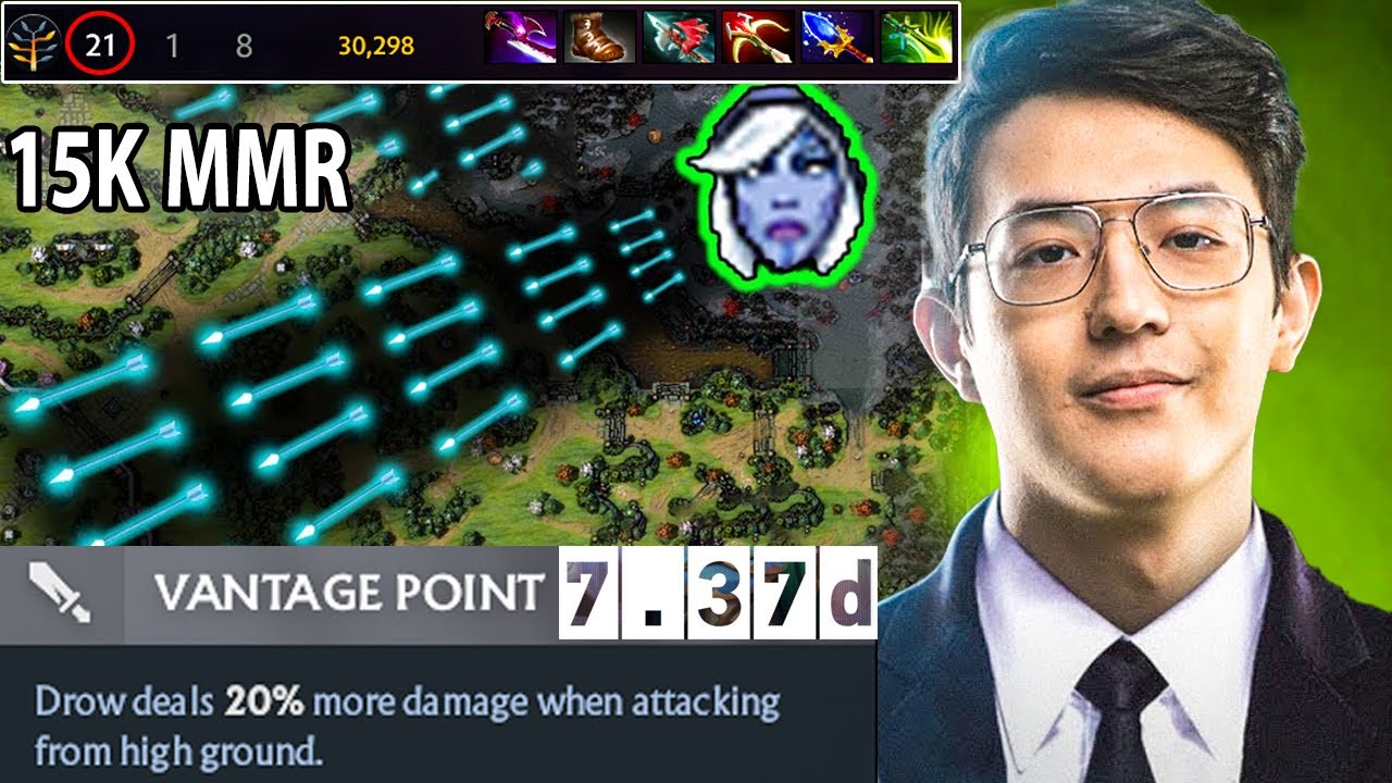 How a 15K MMR DROW RANGER DESTROYS The MAP 🔥
