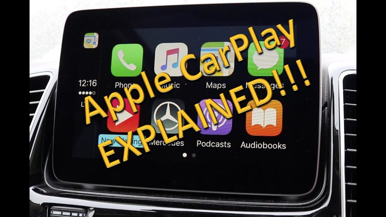 How Apple CarPlay Works : 2016 Mercedes-Benz GLE 350