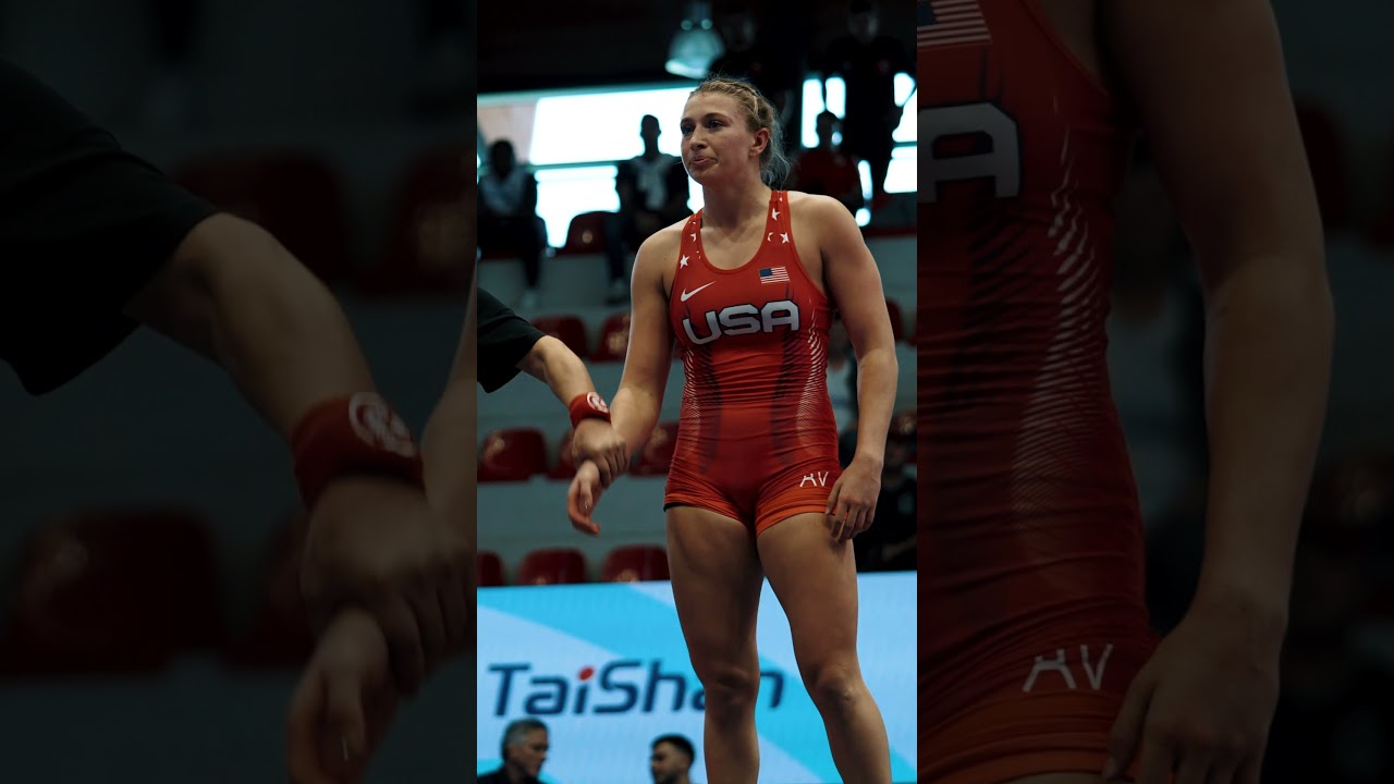 How crazy is this ... Kylie WELKER 🇺🇸🔥 #wrestleTirana