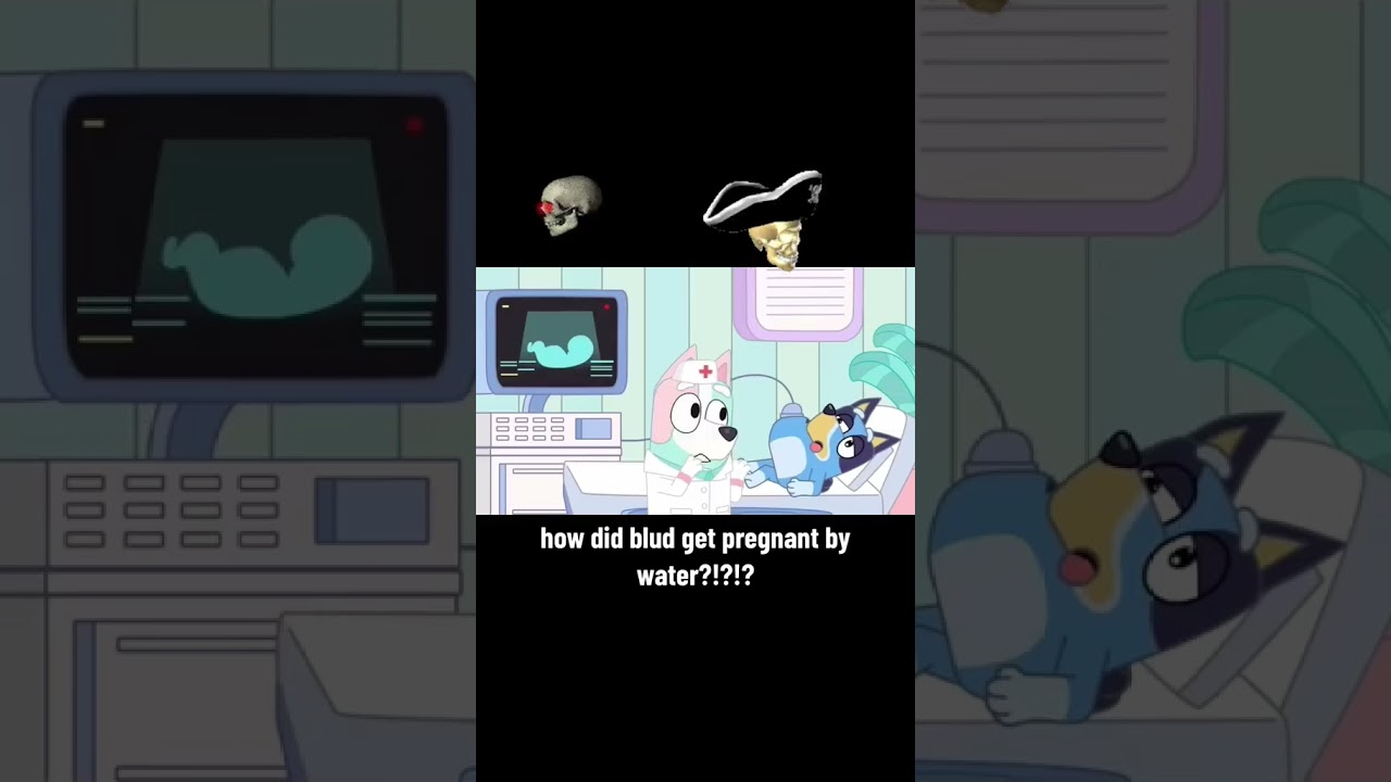 How did blud get pregnant by water?! #bluey #blueyedit #youtube #youtubeshorts