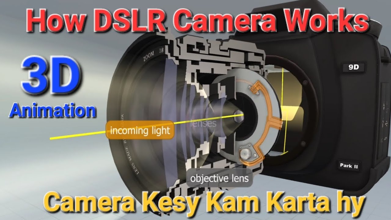 How DSLR Camera Works | A 3D Animated Deep Dive #3danimation
