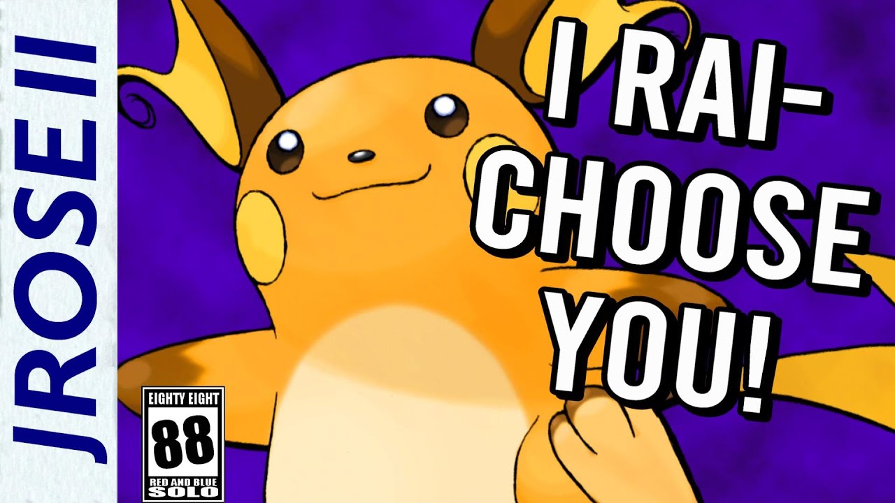 How Fast Can you beat Pokemon Red/Blue with just a Raichu?