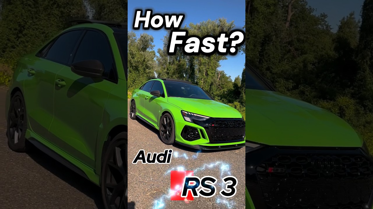 How Fast is the 2024 Audi RS3?!