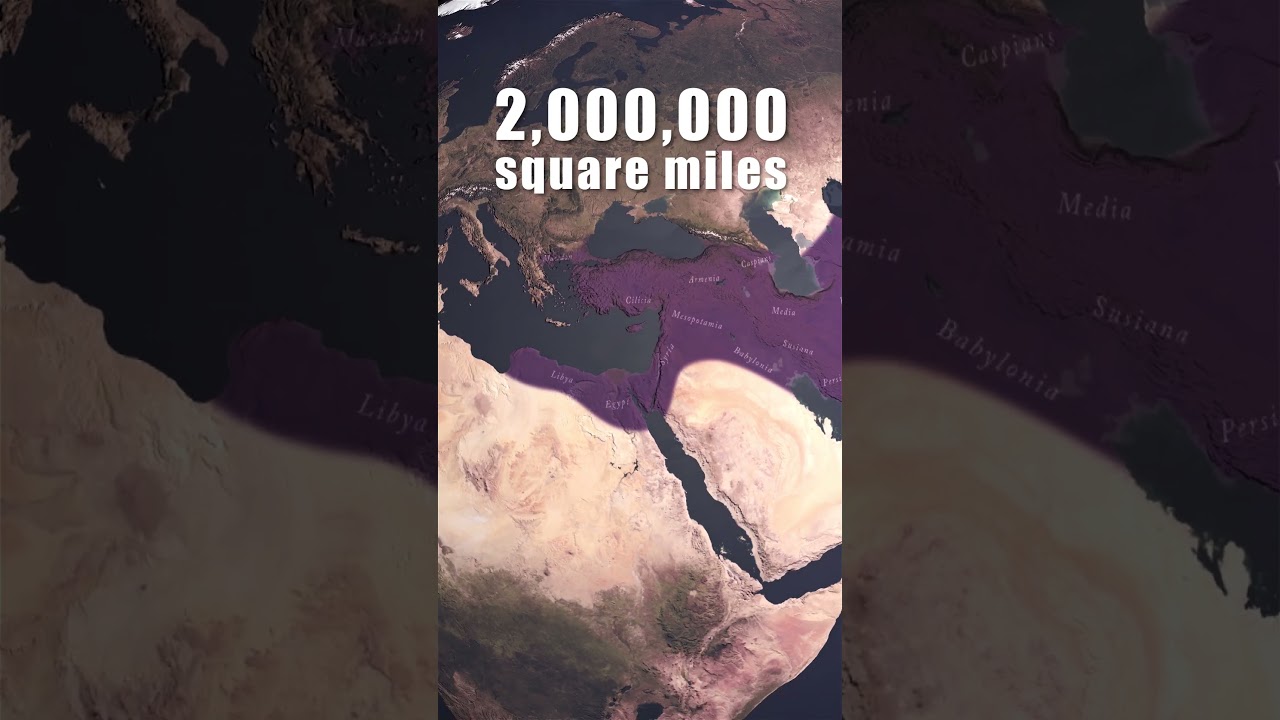 How huge was the Persian Empire?