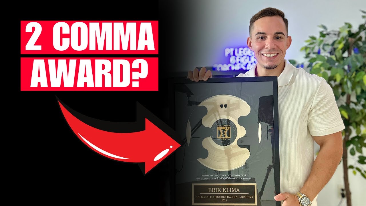 How I Got My 2-Comma-Club Clickfunnels Award