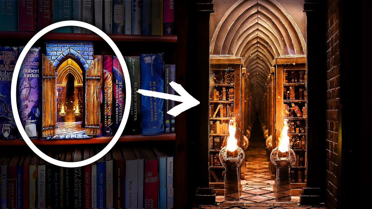 How I Made an Infinite Ghost Library in my Bookshelf!