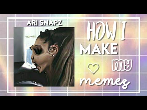 How I make my memes♡ (Not a tutorial!)