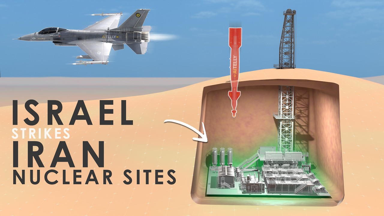 How Israel Strikes Iran Nuclear Sites #israel #iran #nuclear