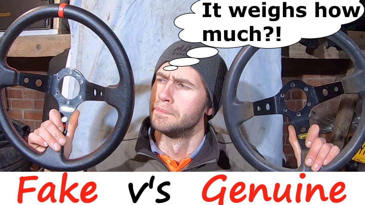 How Much Does It Weigh?! Fake V's Genuine - Cheap V's Real OMP Steering Wheel Review Differences.
