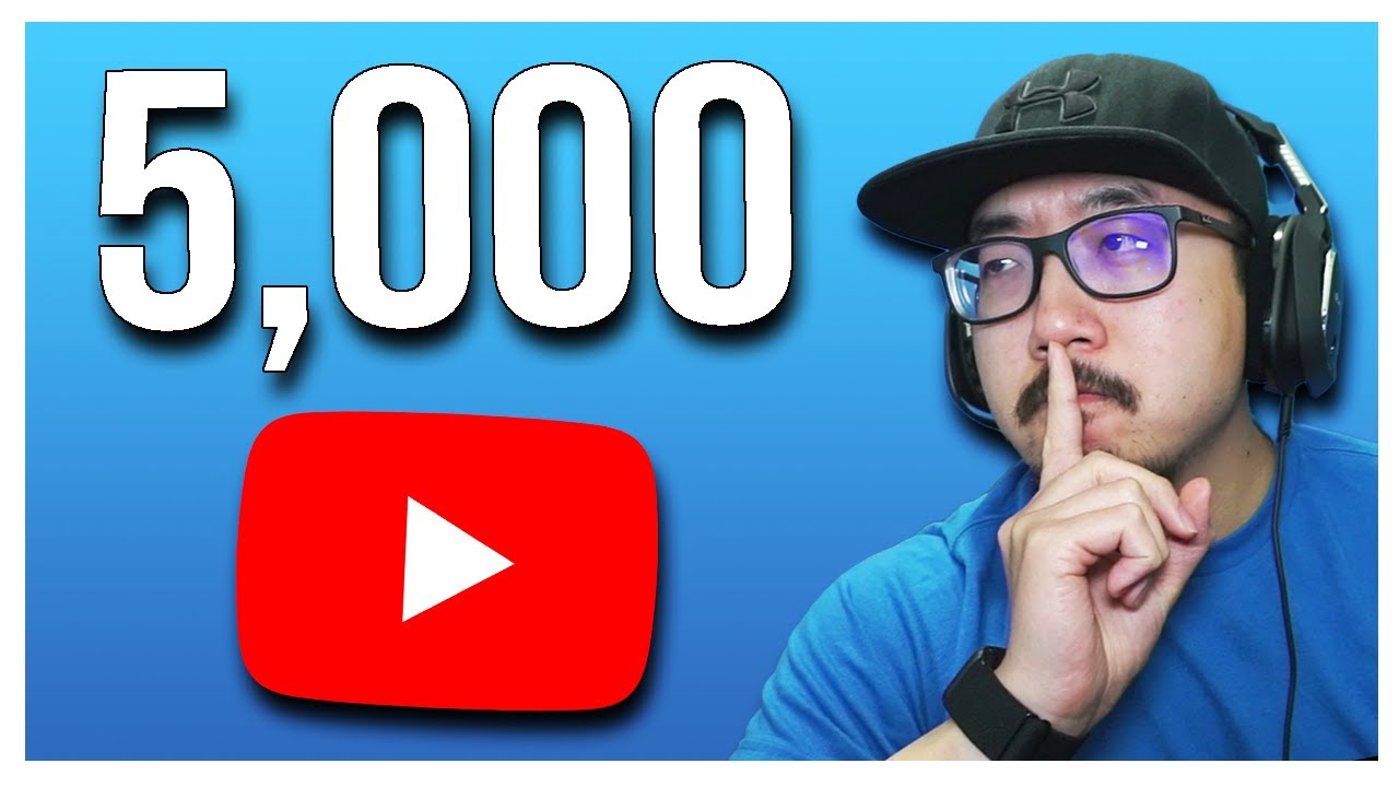 how much YouTube pays for 5,000 subscribers (youtube paycheck)