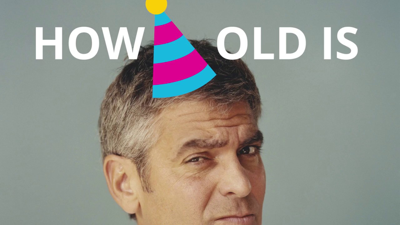 How old is George Clooney? 🍰🎈