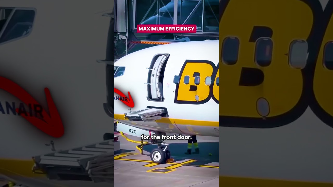 How Ryanair Saves Money with Airplane Airstairs!