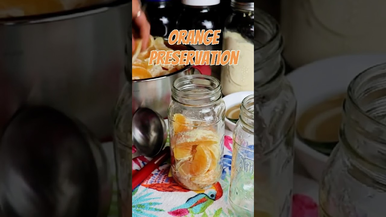 How The Amish Preserve Oranges For 6 Months Without Refrigeration! #shorts