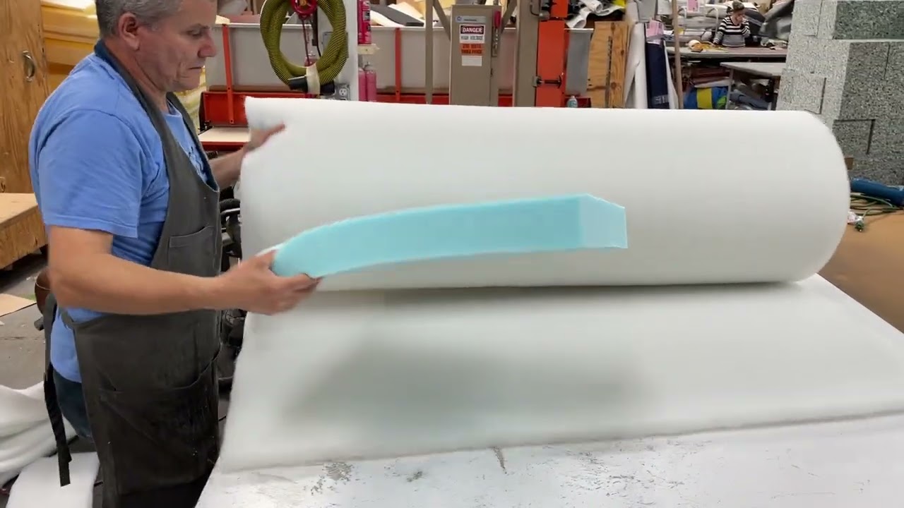 How to add Dacron wrap around Seat Cushions, Foam N' More Inc.