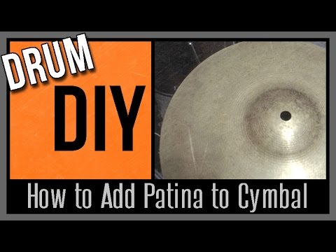 How to Add Patina to Cymbal - Aging Brass and B20 Cymbals