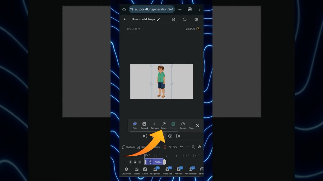 How To Add Props in Autodraft AI? #ytshorts  #animation  #shortsyoutube  #shorts  #autodraftai  #ai