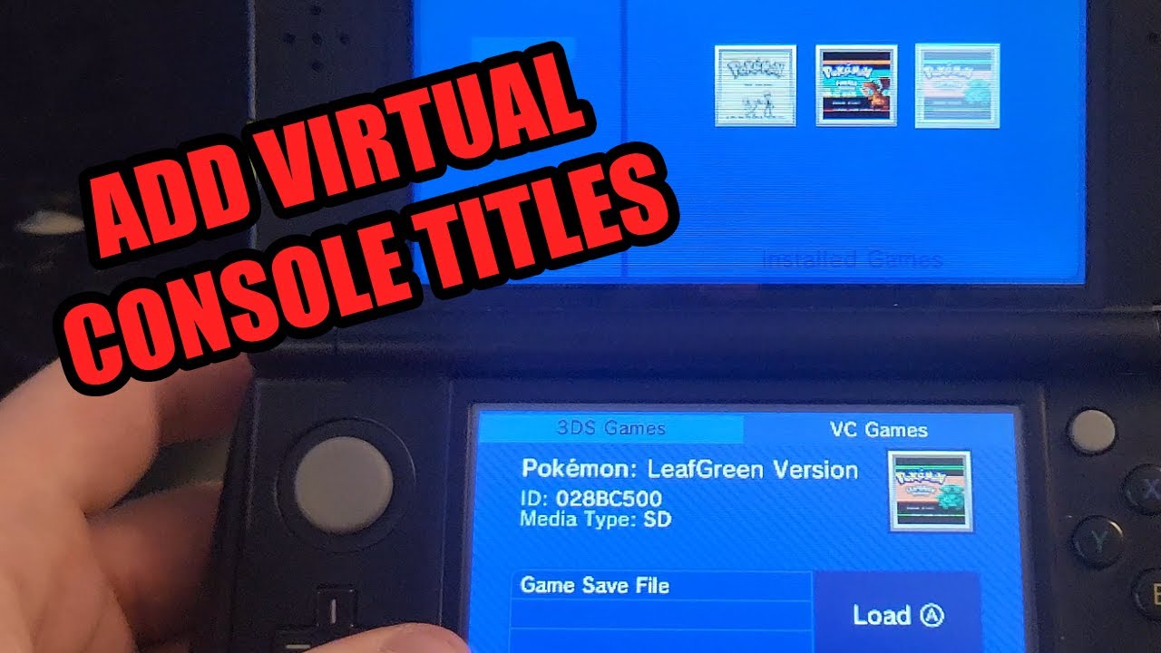 How to Add VIRTUAL CONSOLE Save Files to PKSM