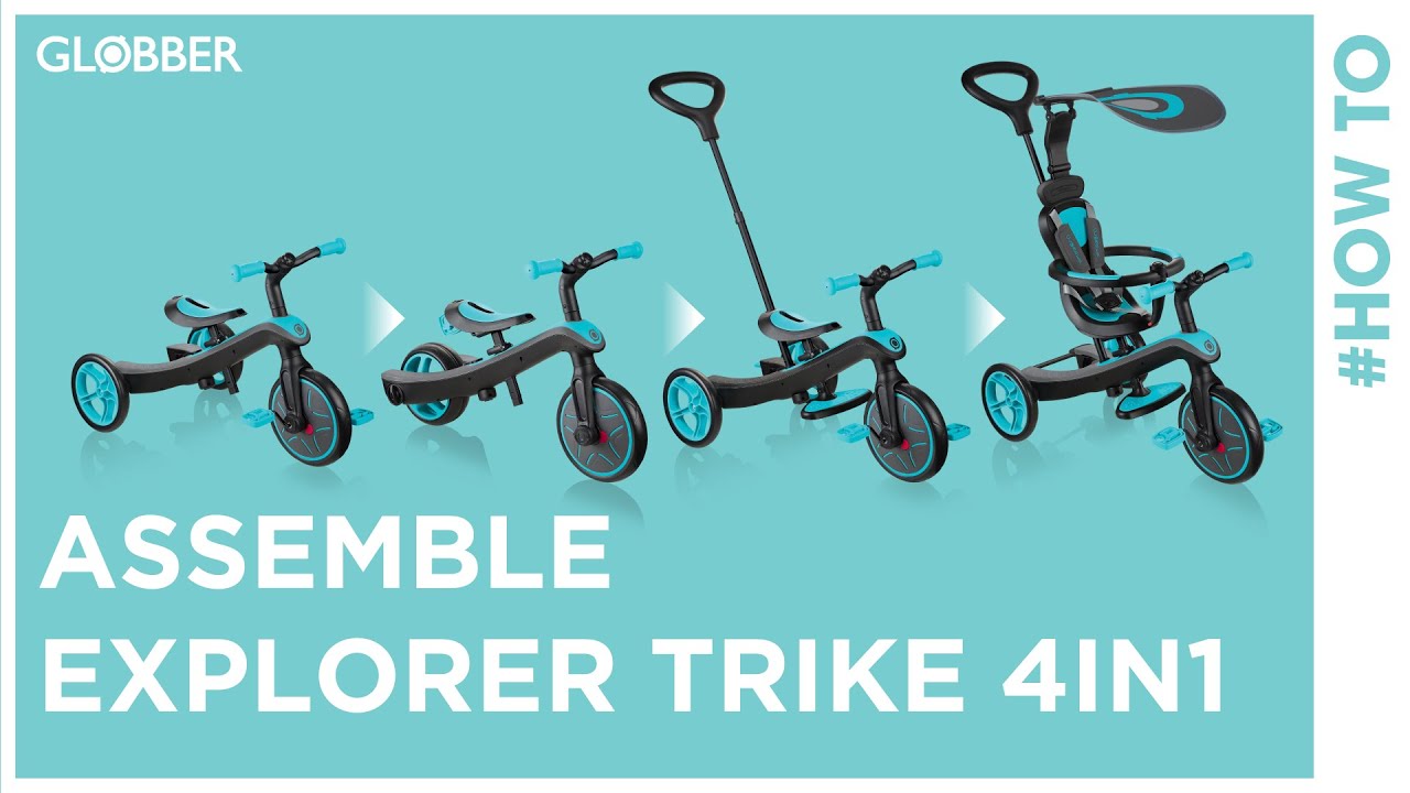 How to assemble Globber EXPLORER TRIKE 4in1