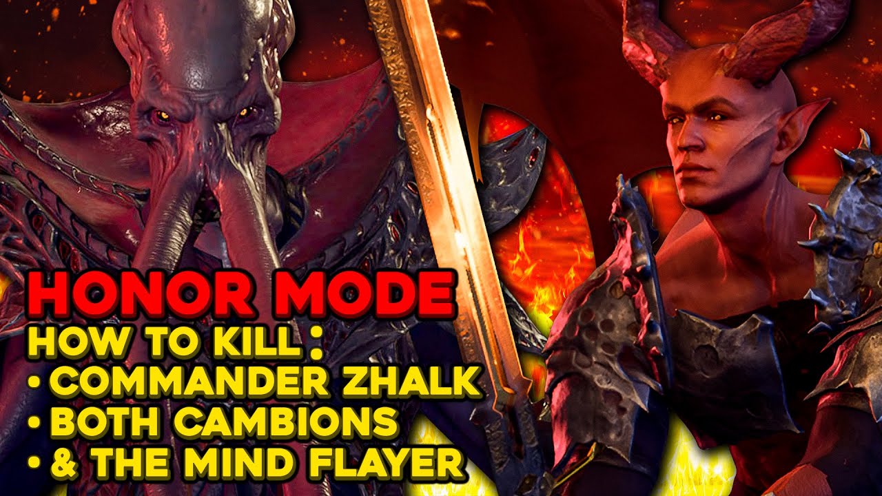 How to Beat Commander Zhalk and the Cambions in Honour Mode, Baldur's Gate 3
