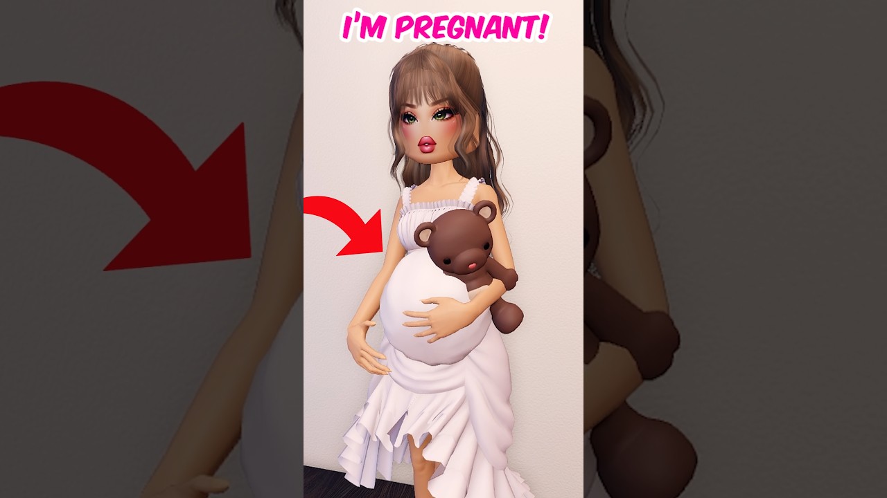 How to become PREGNANT in DRESS TO IMPRESS! #dresstoimpress #roblox #dti
