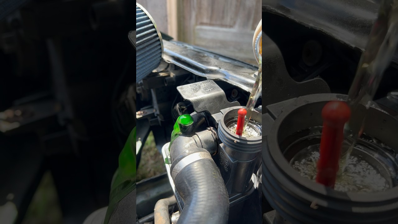 How to bleed the coolant in a BMW E46 ￼#bmw #e46 #howto #coolant