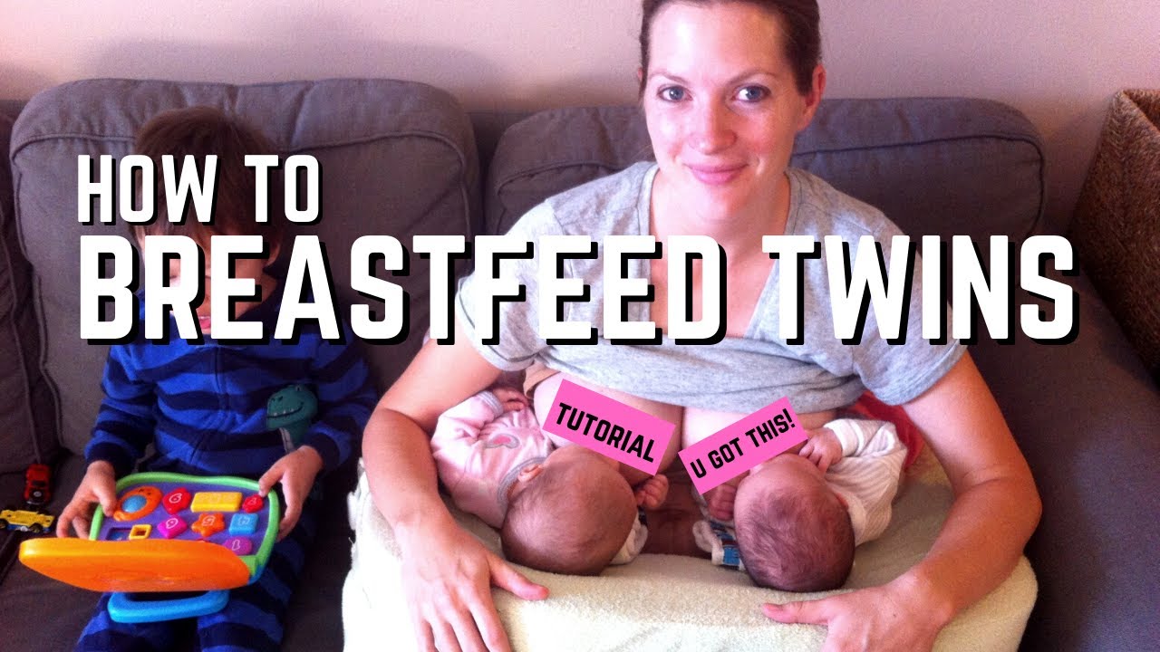 How to Breastfeed Twins | Tandem Breastfeeding Tutorial & Breastfeeding Tips