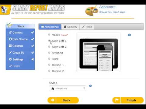 How to build reports from any MYSQL database using Smart Report Maker 6.0