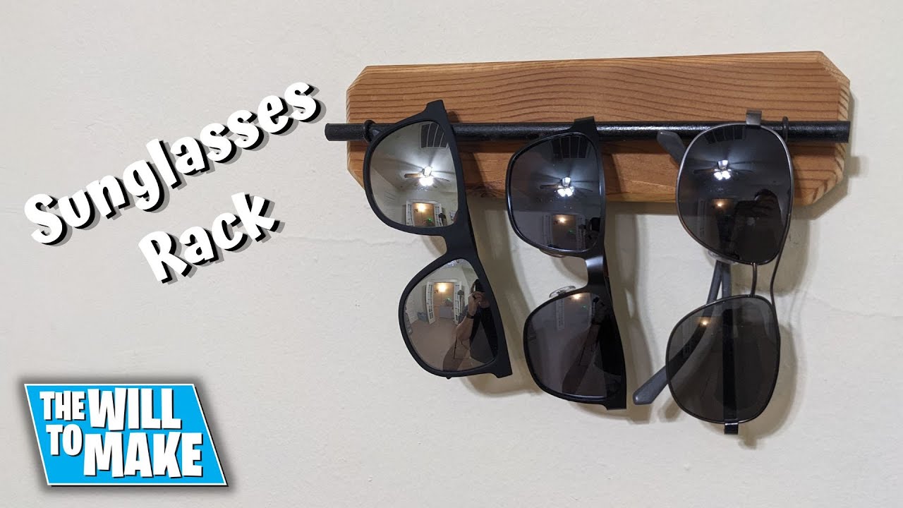 How To Build Simple Sunglasses Rack | Woodworking | DIY | The Will To Make