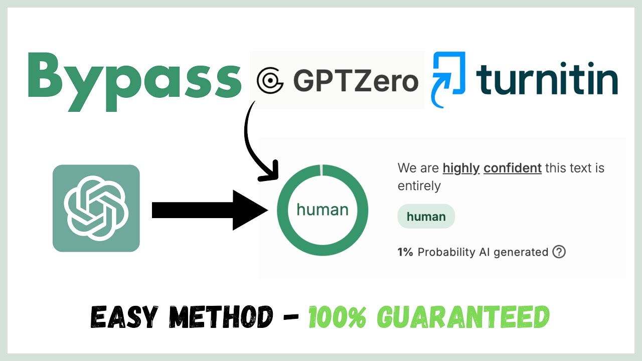 How to Bypass GPTZero and Turnitin AI Detection [2025] - Easy Method