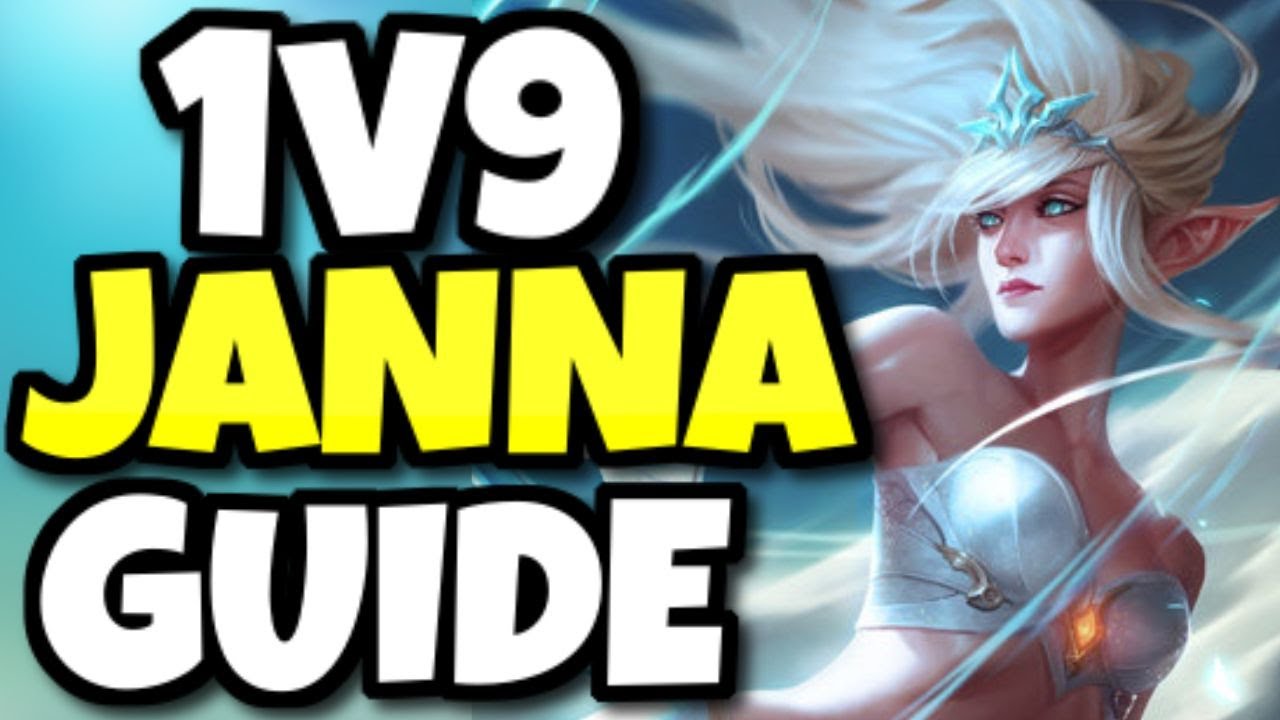 How to carry EVERY game as Janna in Season 16... (1v9 JANNA GUIDE)