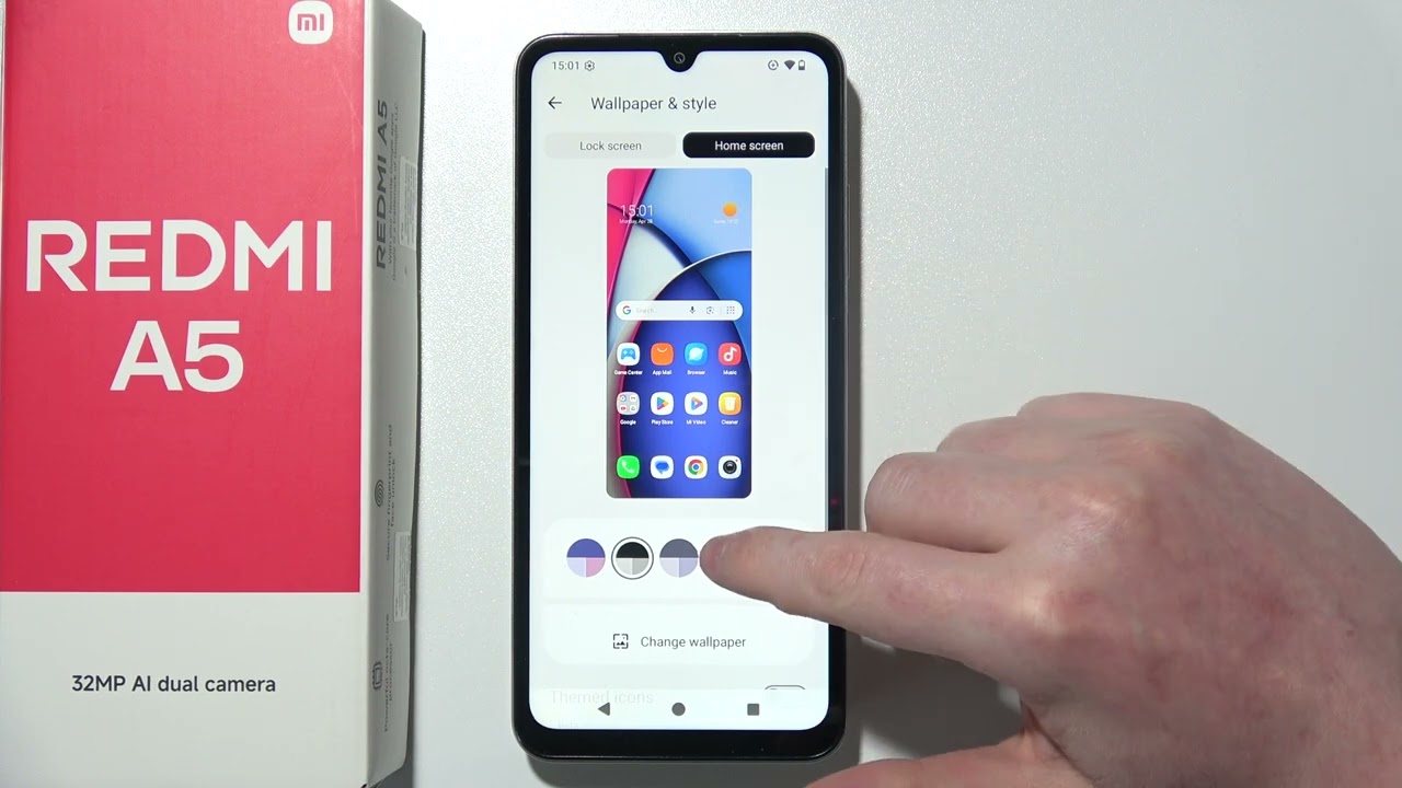 How to Change Interface Colors : Xiaomi Redmi A5