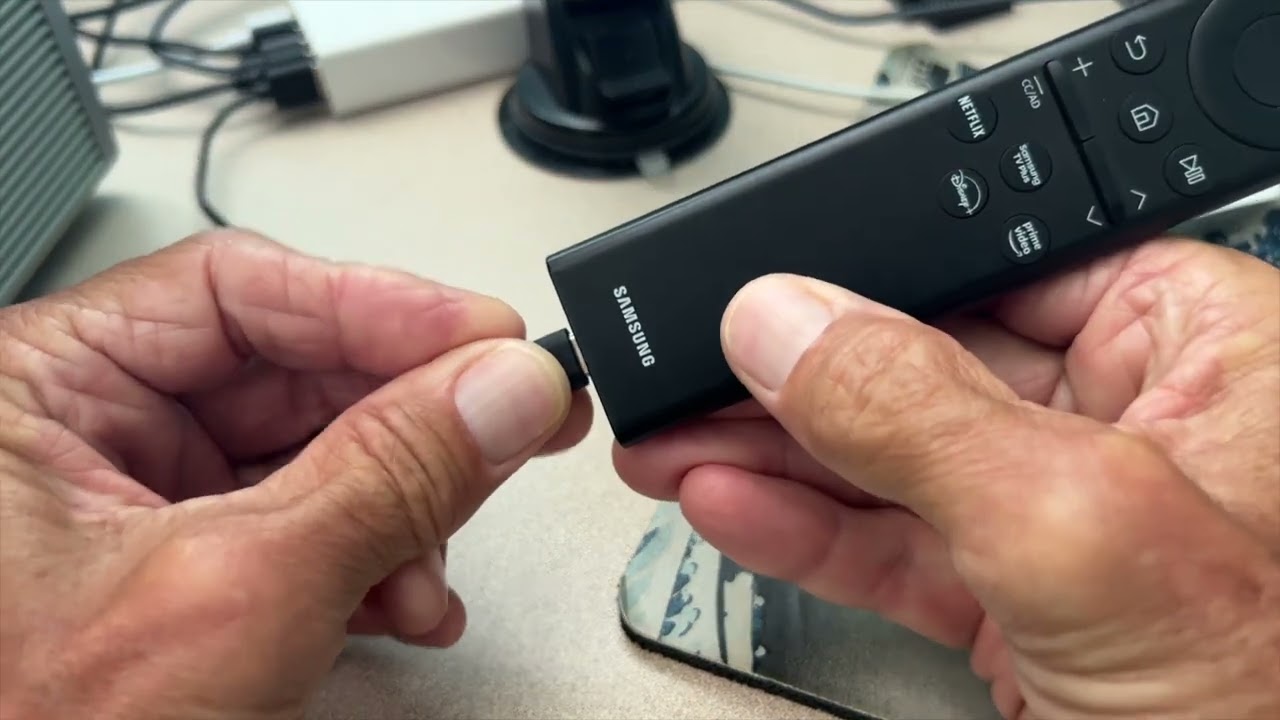 How to charge a Samsung QLED 4K TV Remote Control