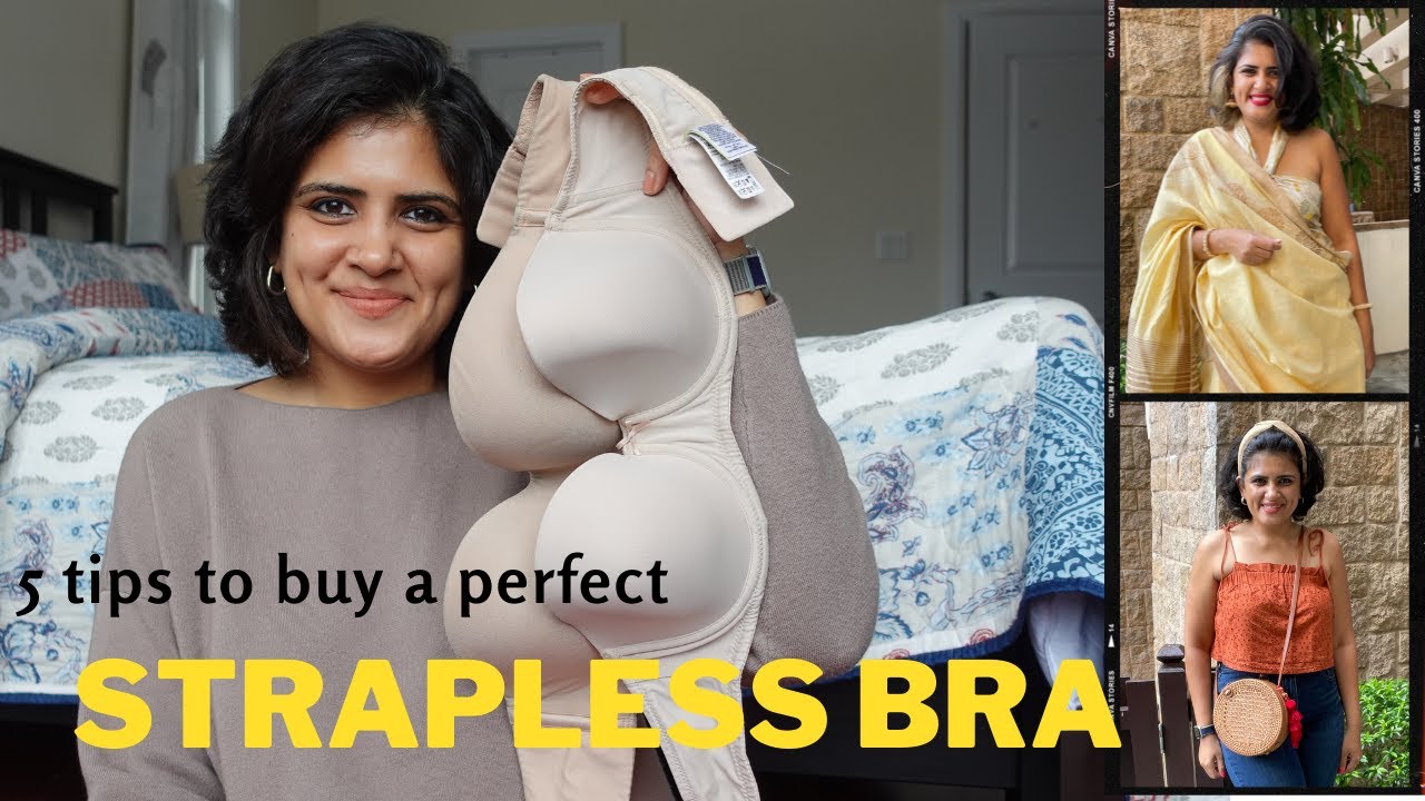How To Choose & Wear A Strapless Bra | A Complete Guide for Bra Shopping #brahacks #Straplessbra