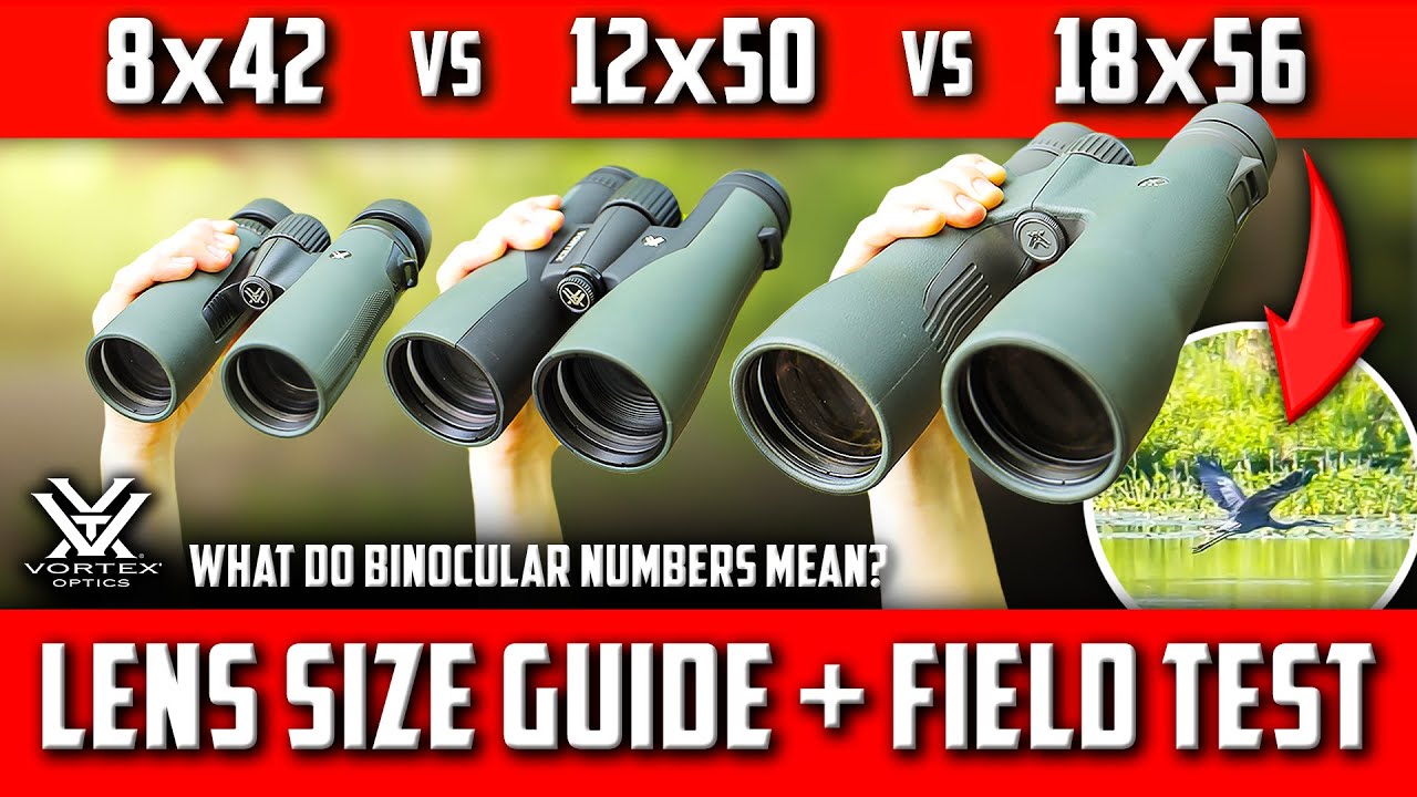 How To Choose Binoculars: What Size is Best for Your Activities? Vortex 8x42 vs 12x50 vs 18x56 TEST