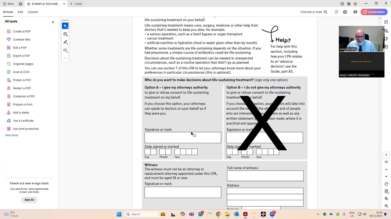 How to complete your LPA