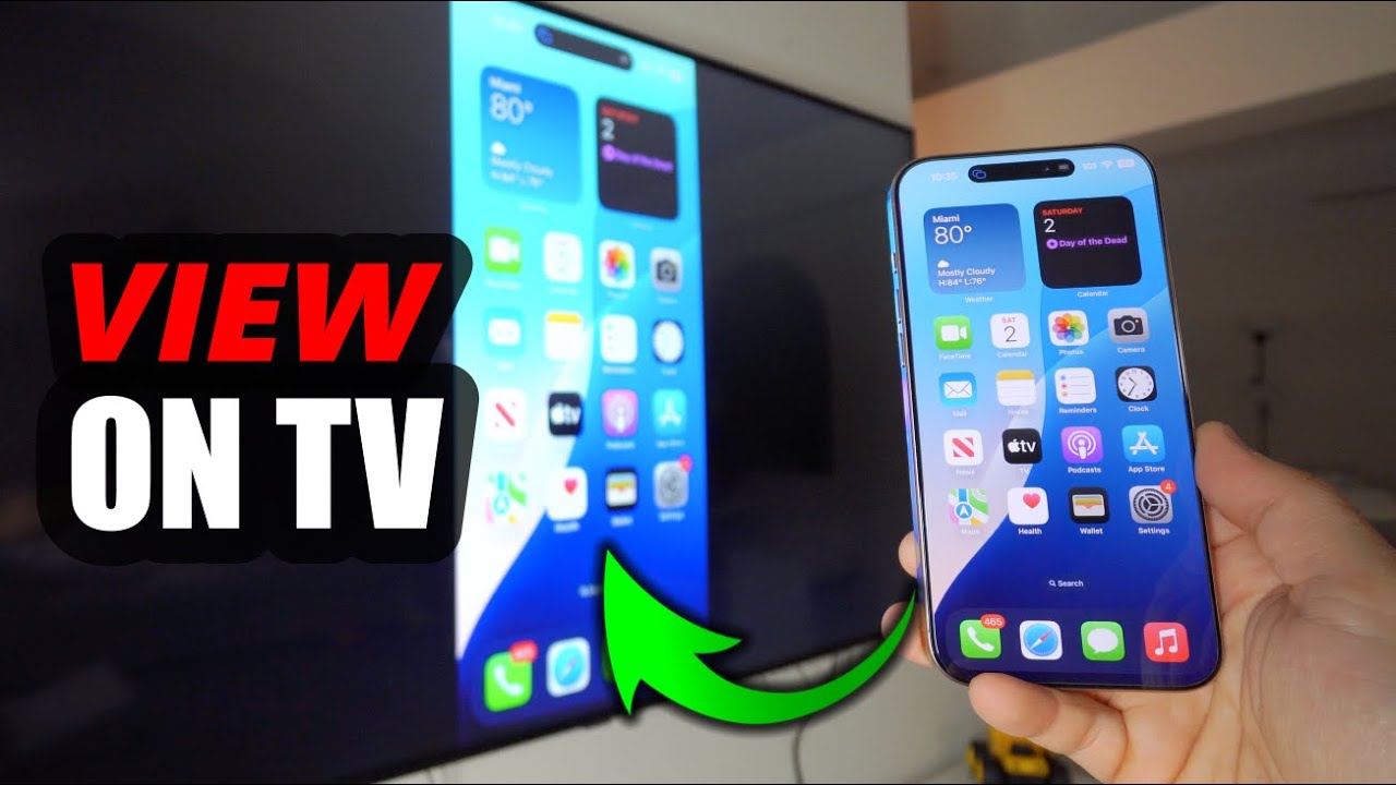 How to Connect & VIEW iPhone 16 Pro Max to TV or Monitor Wirelessly