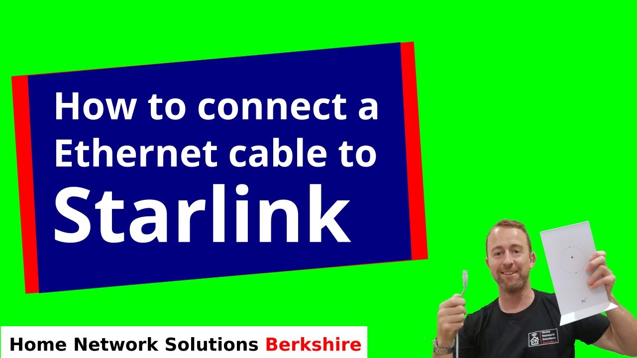 How to connect an Ethernet cable to a Starlink Router (Gen 2)