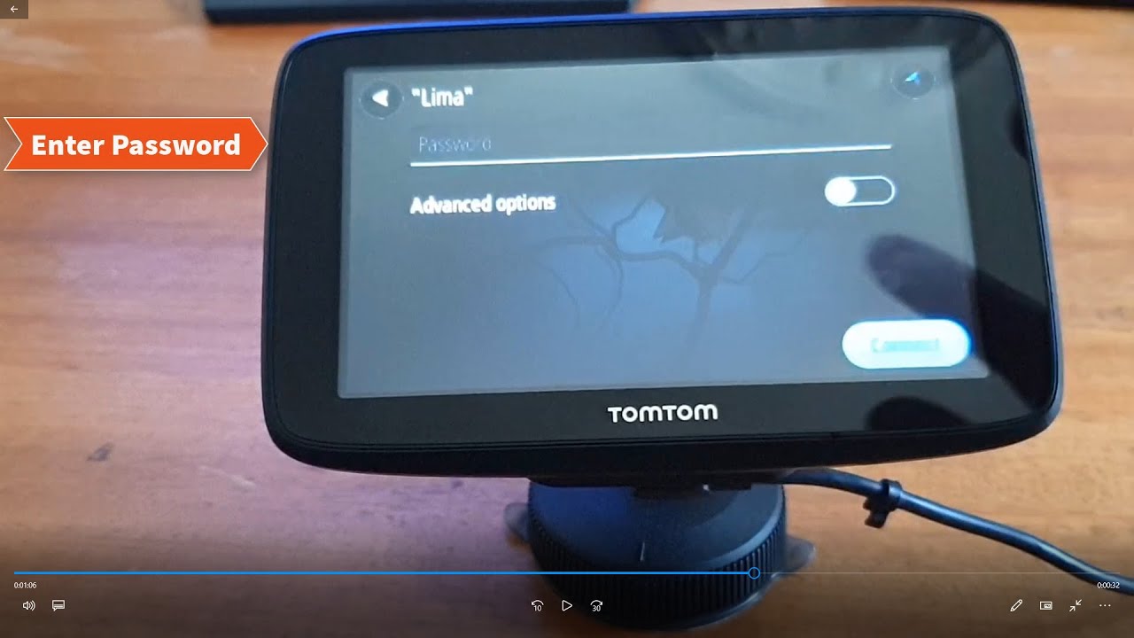 How to connect your TomTom device to WI FI
