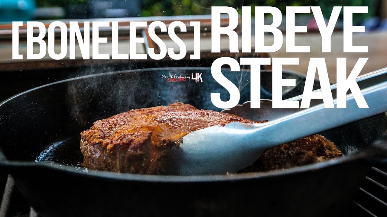 How to Cook the Best Ribeye Steak | SAM THE COOKING GUY 4K