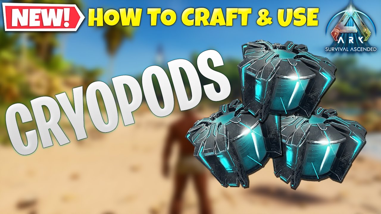 How To Craft & Use Cryopods | Ark Survival Ascended