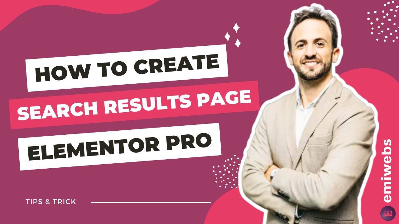 How to Create a Custom Search Results Page with Elementor Pro 🔍