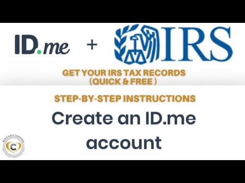 How to create an IRS sign in option with ID.me Create an account STEP BY STEP INSTRUCTIONS