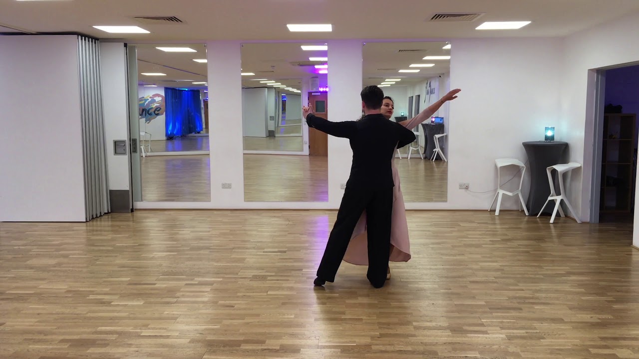 How to dance Kick Ball Change in Tango - Novice