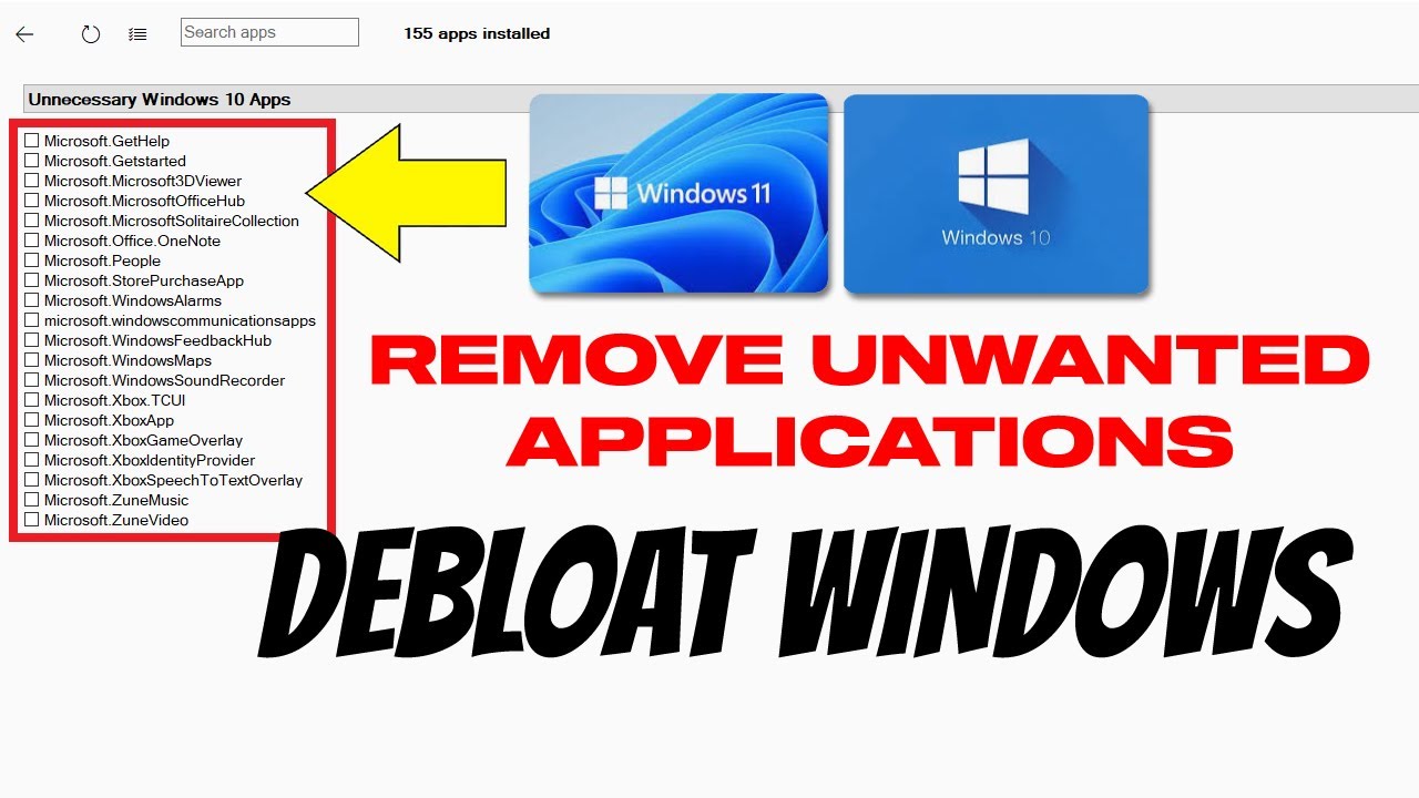 How To Debloat Windows 10/ 11