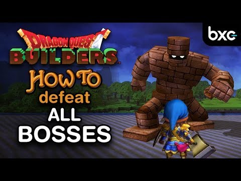 How to defeat ALL Bosses in Dragon Quest Builders 1