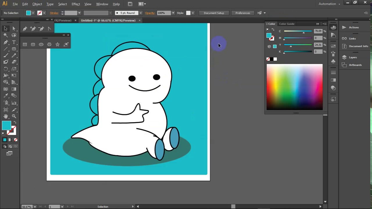 How to Design A LOGO BIGO LIVE /Khin Dara