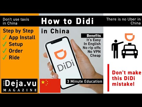 How to DIDI in China 2025. Step by step  - Don't get a taxi and there is no Uber. (Updated)