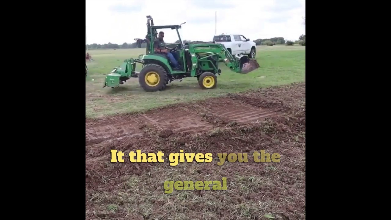 How to Dig a Swale with a Compact Tractor #farmlife #homestead #tractor #johndeere